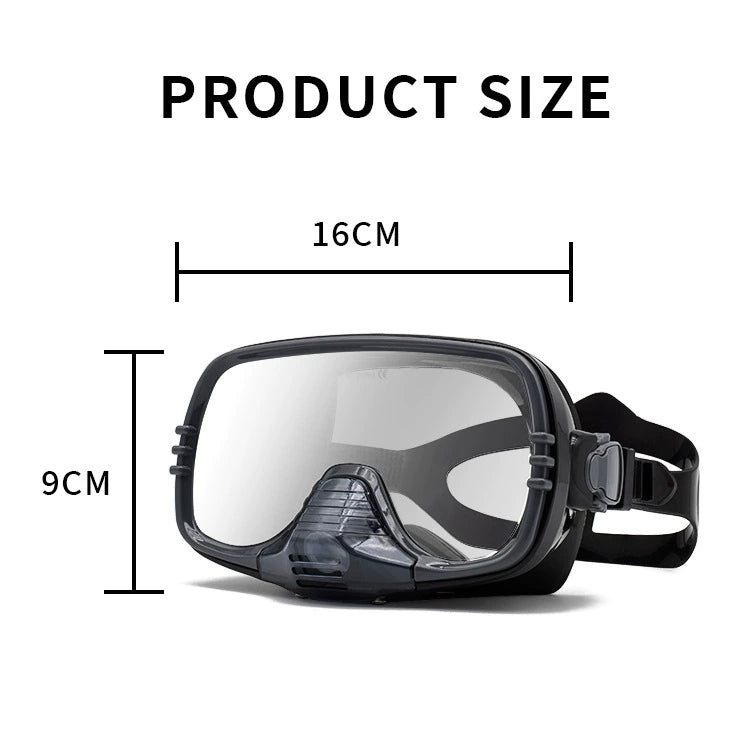 Anti-Fog Silicone Scuba Snorkel Mask