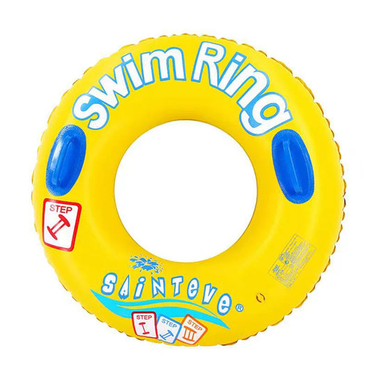 Inflatable Swim Ring with Handles