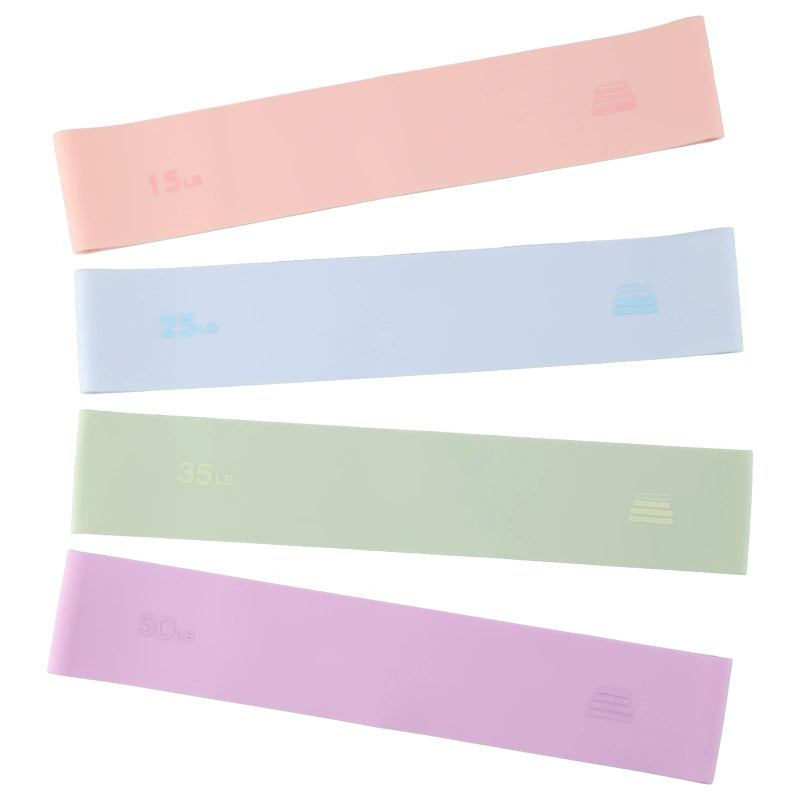 Wide Non-Slip Silicone Resistance Loop Bands, Hip Exercise Bands for Squats Yoga & Glute Workout