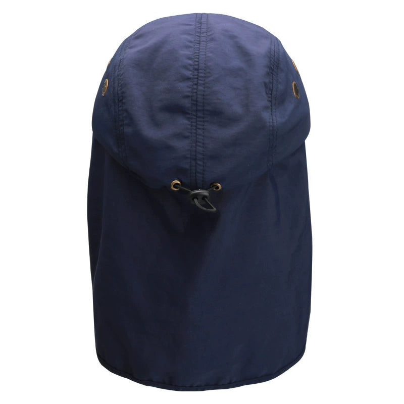 Detachable Sun Protection Neck Flap Hat