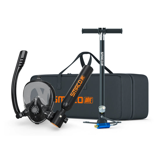 SMACODIVE 0.5L Mini Scuba Tank Set Portable Diving Breath System
