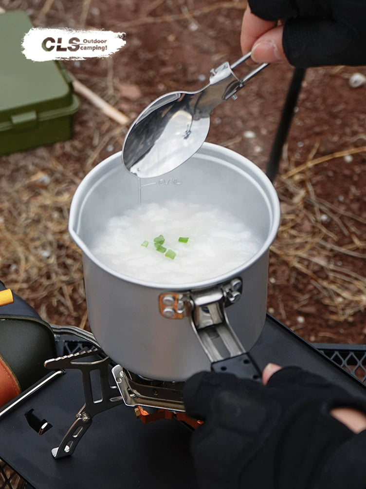 770ml Lightweight Camping Pot with Folding Handle