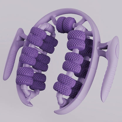 26 Wheels Circular Leg Massager | Handheld Calf Muscle Roller