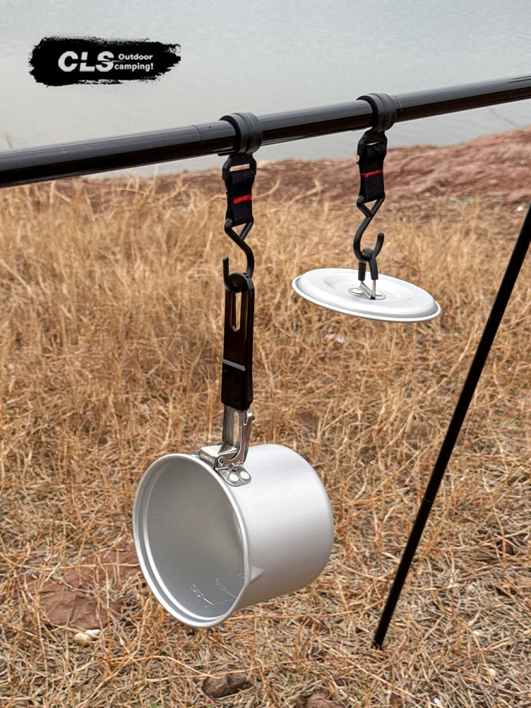 770ml Lightweight Camping Pot with Folding Handle