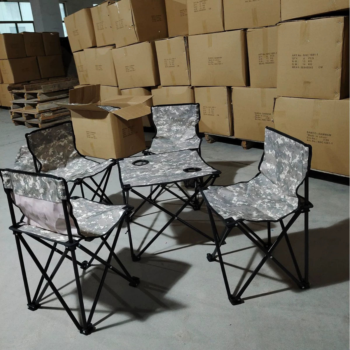 Outdoor Folding Table & Chair Set