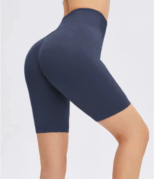High Waist Peach Lifting Seamless Yoga Biker Shorts