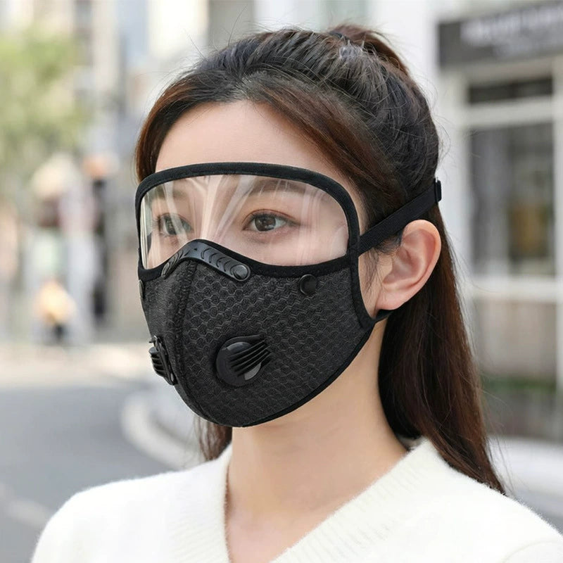 Activated Carbon Cycling Face Mask
