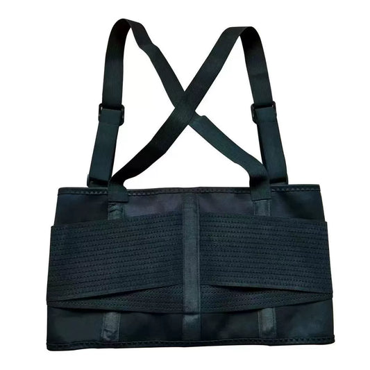 Work Back Support Belt With Shoulder Straps