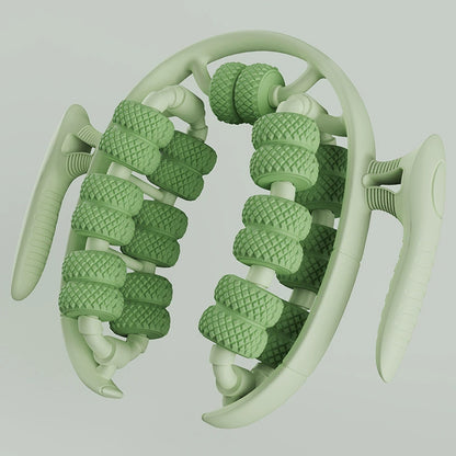 26 Wheels Circular Leg Massager | Handheld Calf Muscle Roller