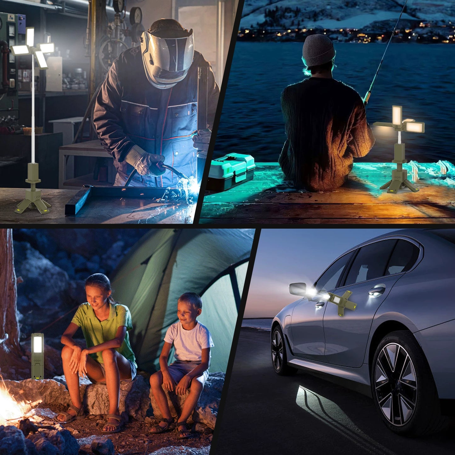 Retractable Waterproof LED Camping Lantern