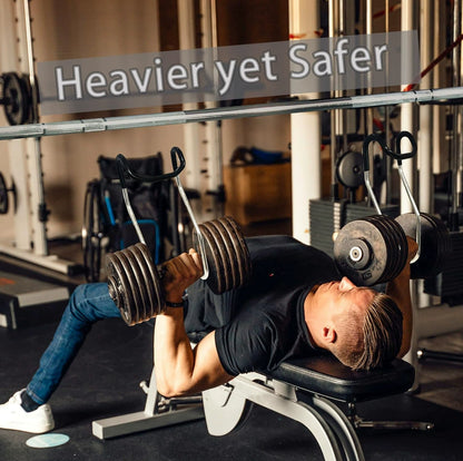 Barbell Dumbbell Hanging Hooks | Weight Attachment for Bench Press Training
