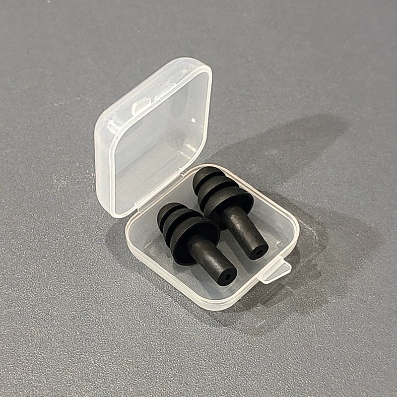Waterproof Silicone Swimming Ear Plugs with Storage Box