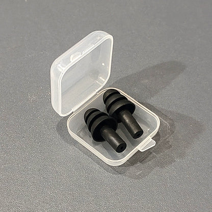Waterproof Silicone Swimming Ear Plugs with Storage Box