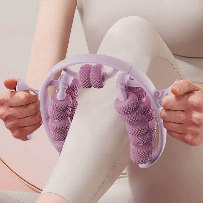 26 Wheels Circular Leg Massager