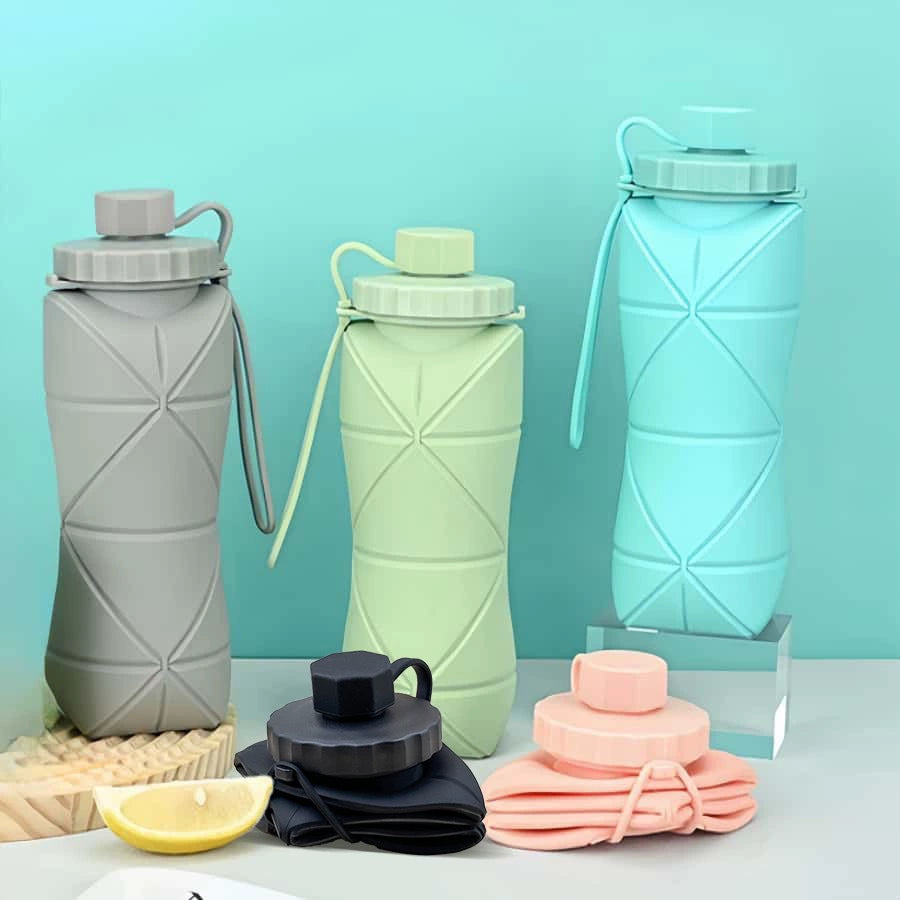 Collapsible Silicone Water Bottle